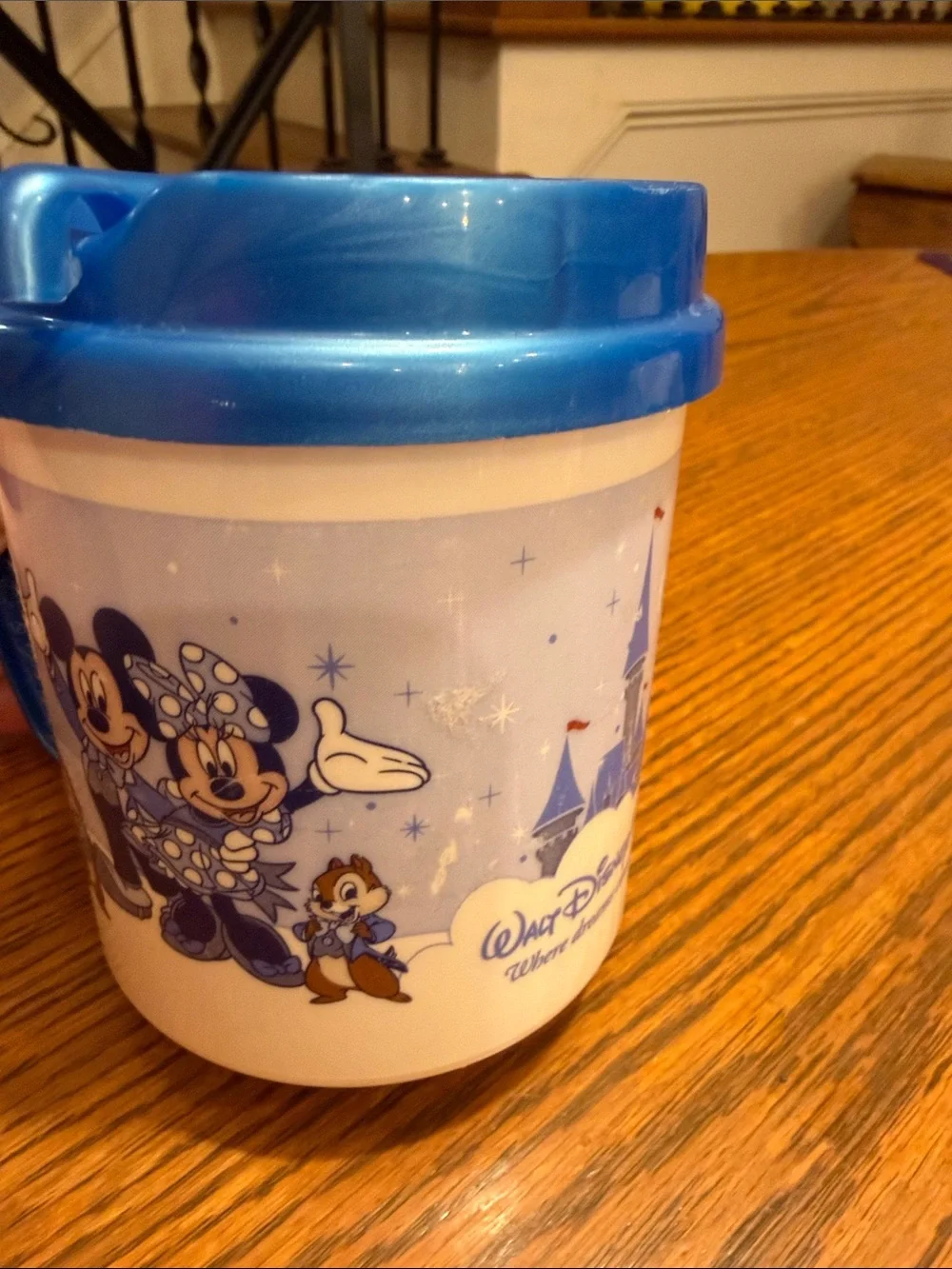 Disney Travel Mug with Handle and Character Design